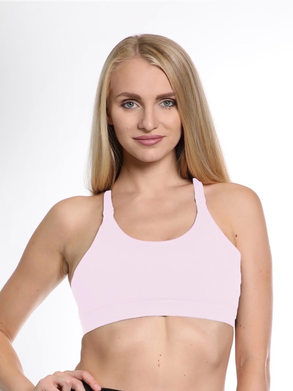 Sweat & Milk Oceane 4 Medium Support Nursing Sports Bra Blush XL GUC